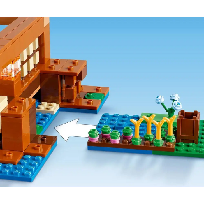 LEGO Minecraft - The Frog House - 21256 - Фигурки<<<Геймърска периферия<<<ValiAPI&&&LEGOKLO-LEG<<<Construction