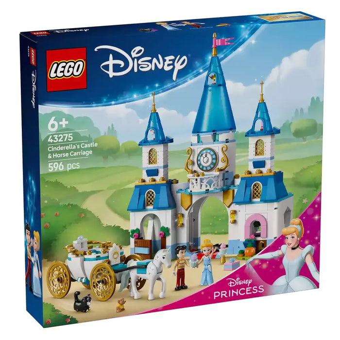LEGO Princess Cinderella's castle and horse-drawn carriage - 43275