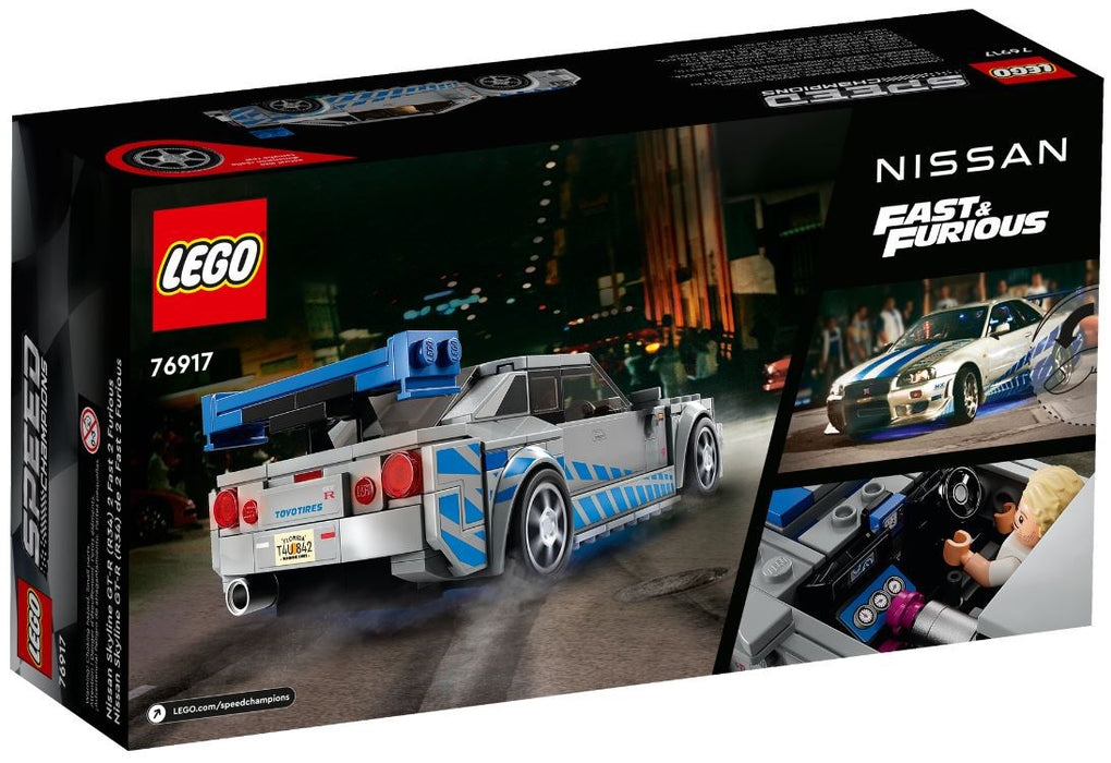 LEGO SPEED CHAMPIONS 76917 FAST & FURIOUS - NISSAN SKYLINE GT-R (R34)