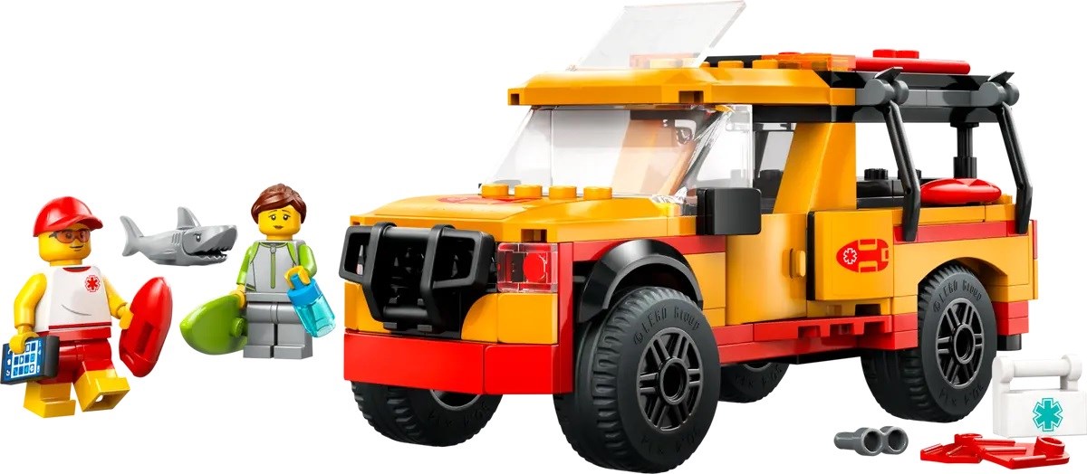 LEGO CITY 60453 Lifeguard Beach Rescue Truck