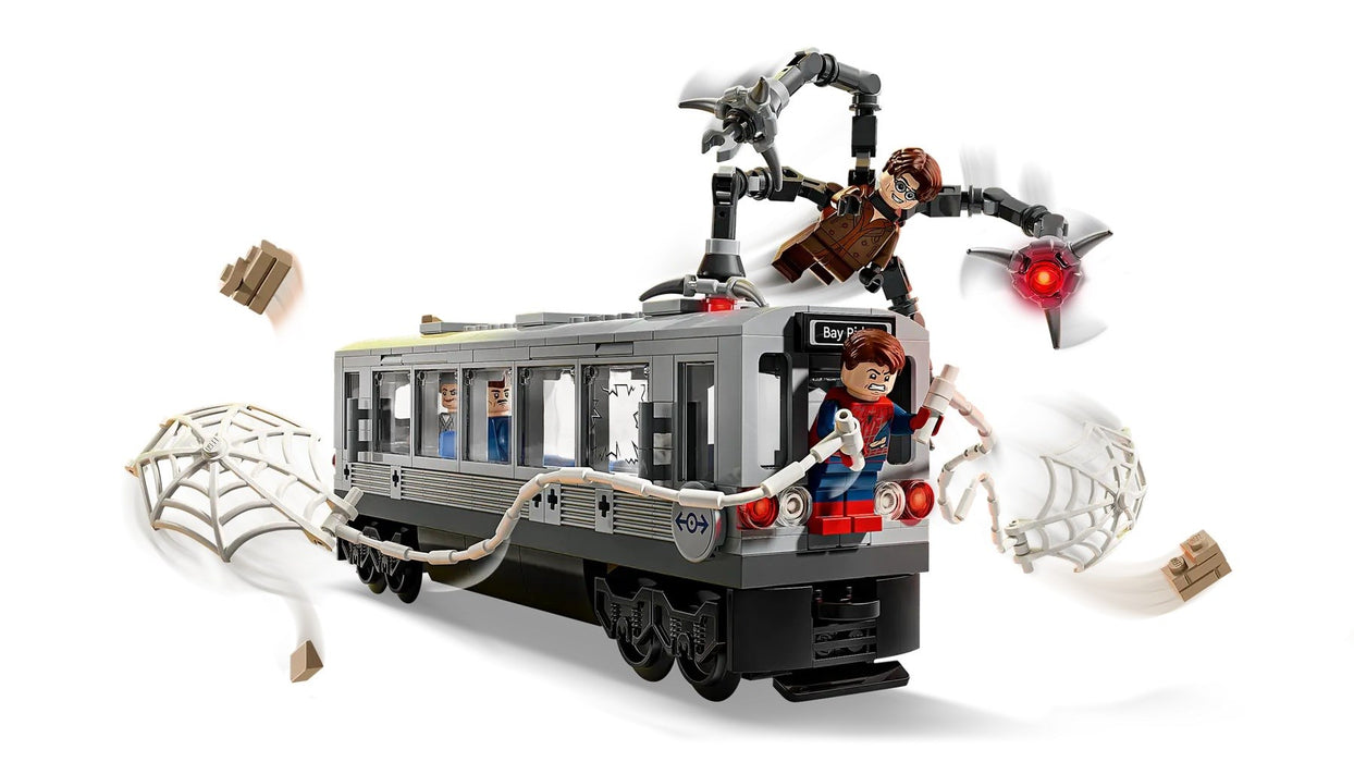 LEGO MARVEL 76321 Spider-Man vs. Doc Ock Subway Train Scene