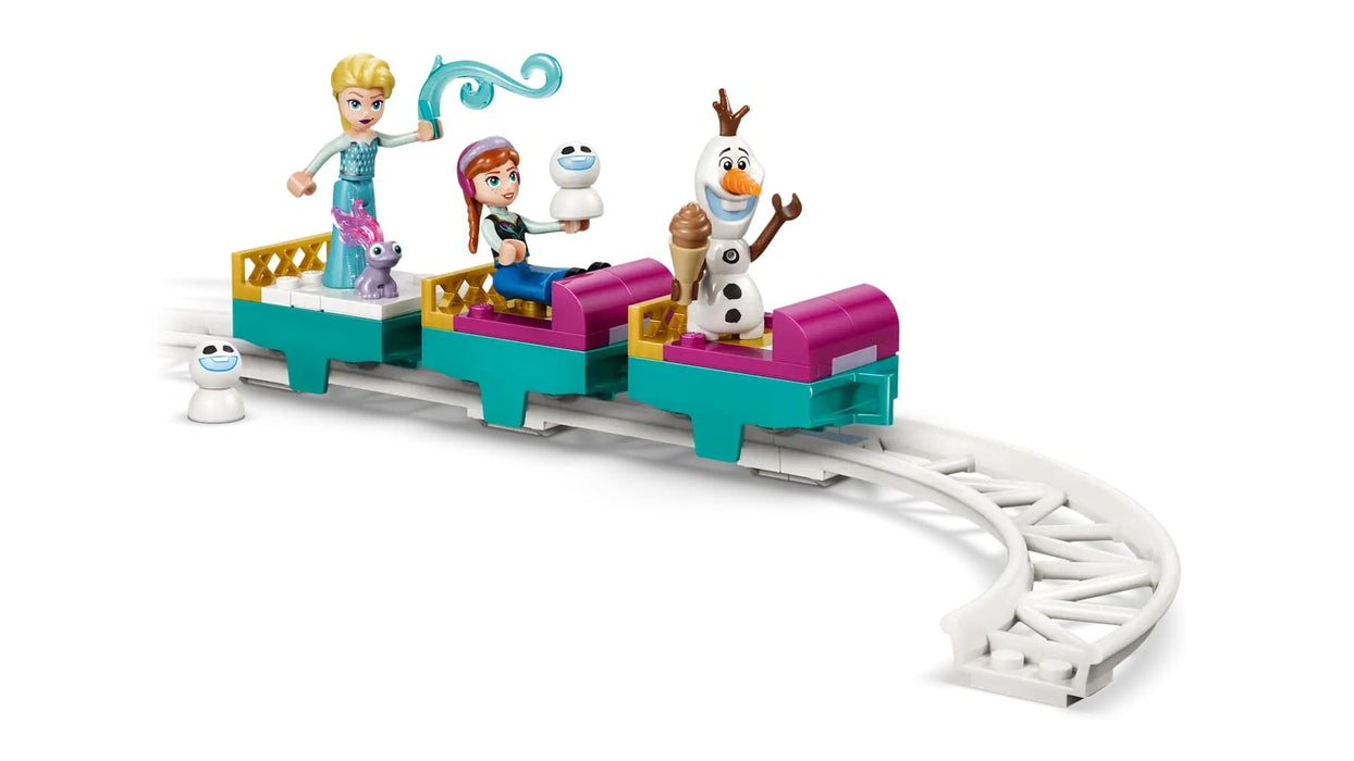 LEGO DISNEY 43281 Elsa's Ice Castle and Snow Ride Adventure