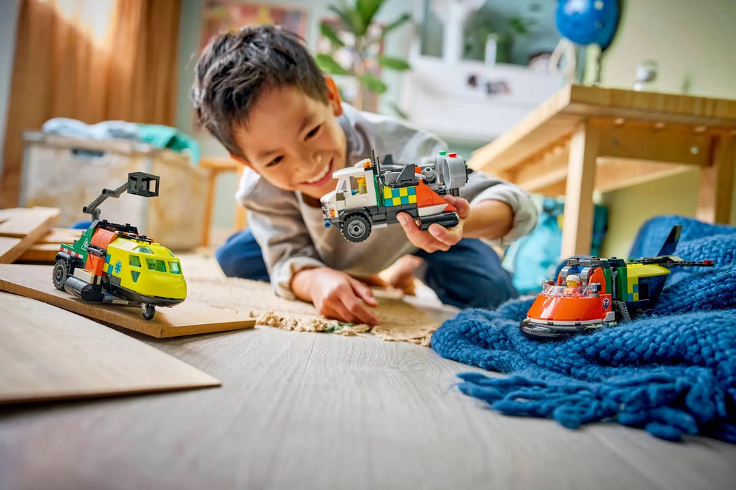 LEGO CITY 60505 Airplane, Service Truck and Hovercraft Rem
