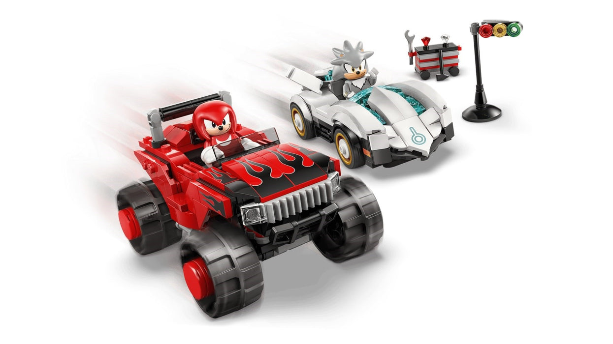 LEGO SONIC THE HEDGEHOG 77118 Silver's Car vs Knuckles' Monster Truck