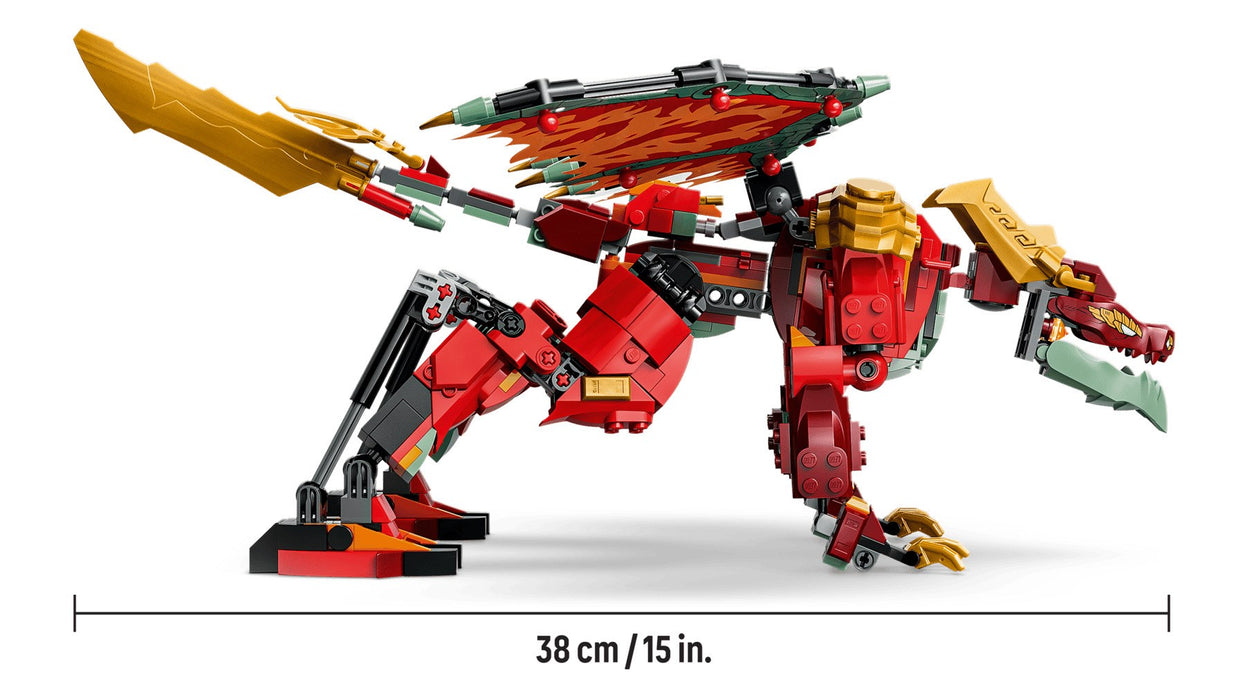 LEGO NINJAGO 71868 Wyldfyre's Transforming Dragon Mech