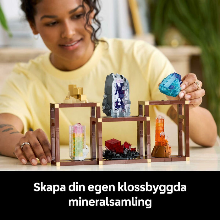 Building Blocks Game Lego Mineral 21362 880  Pieces