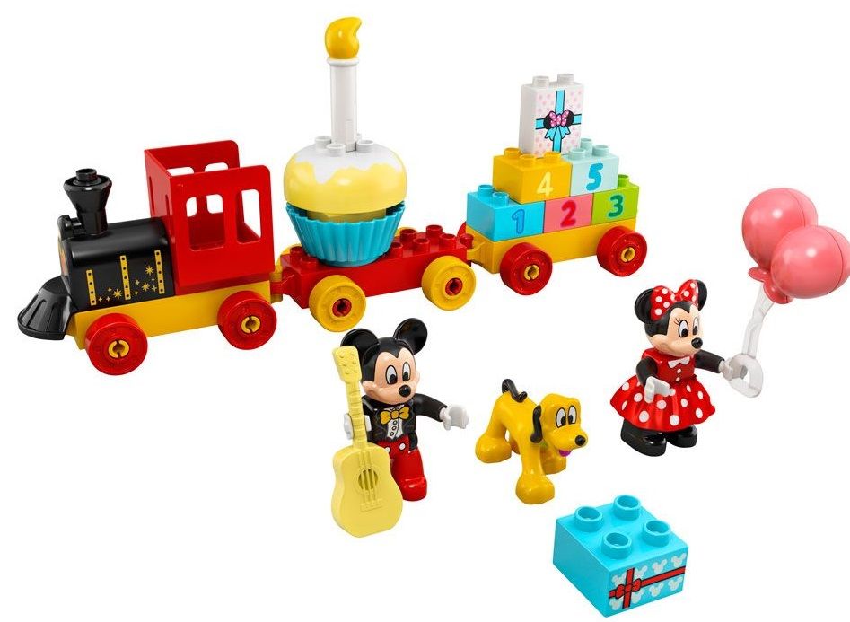 Playset Duplo Mickey and Minnie Birthday Train Lego 10941 Mickey and Minnie Birthday Train 36 cm