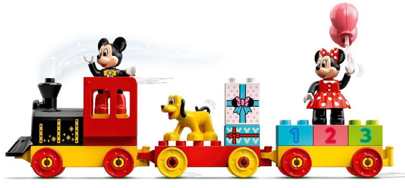 Playset Duplo Mickey and Minnie Birthday Train Lego 10941 Mickey and Minnie Birthday Train 36 cm