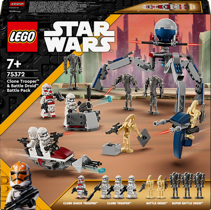 LEGO STAR WARS 75372 CLONE TROOPER & BATTLE DROID BATTLE PACK
