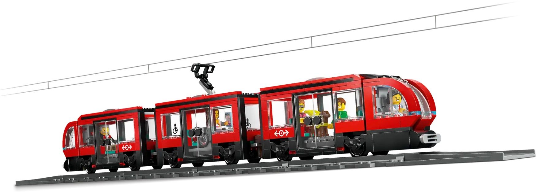 Construction set Lego 60423 Downtown Tram and Station Multicolour