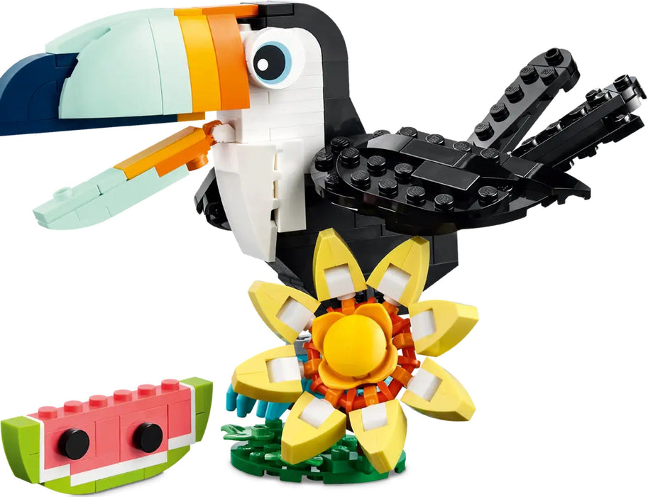 Construction set Lego 31173 Wild Animals : Tropical Toucan 225 Pieces