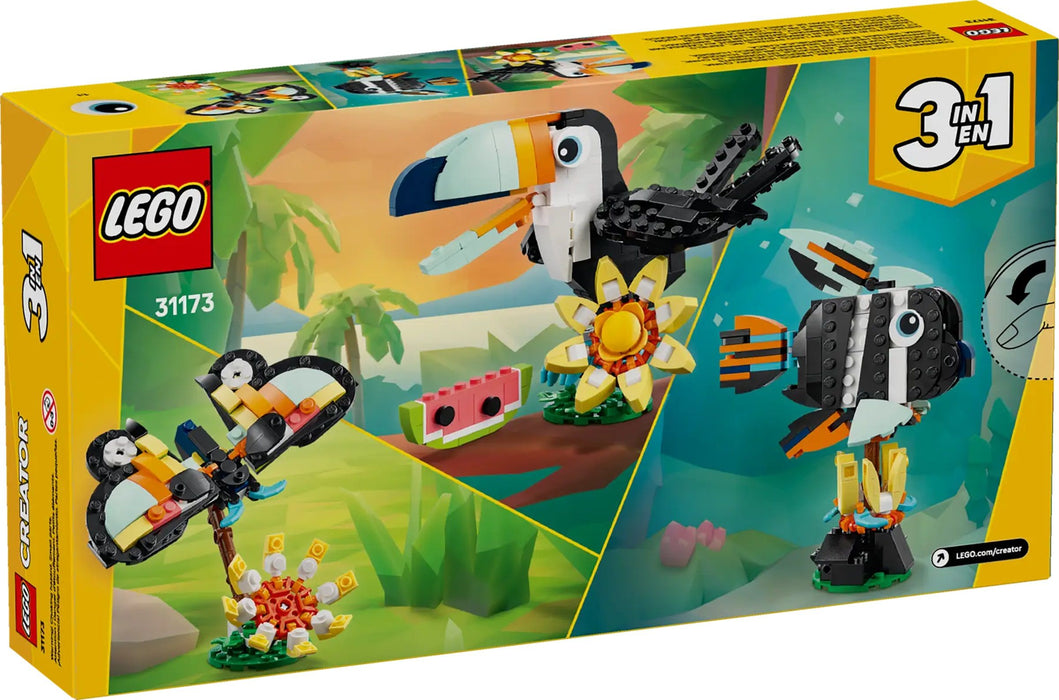 Construction set Lego 31173 Wild Animals : Tropical Toucan 225 Pieces