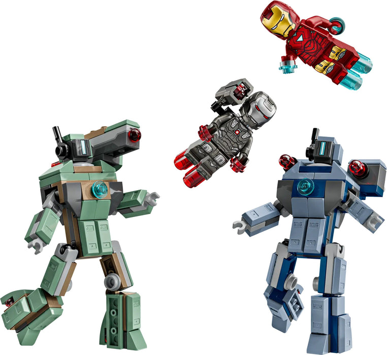 Construction set Lego 76320 Iron Man & War Machine VS Hammer Drones 204 Pieces