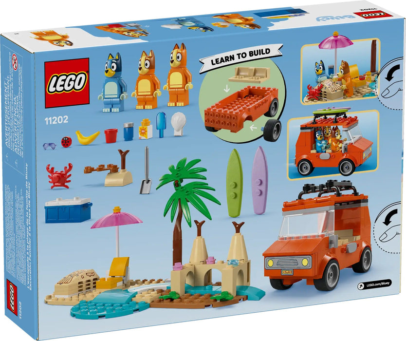 Construction set Lego 11202 Bluey's Beach & Family Car Trip 133 Pieces