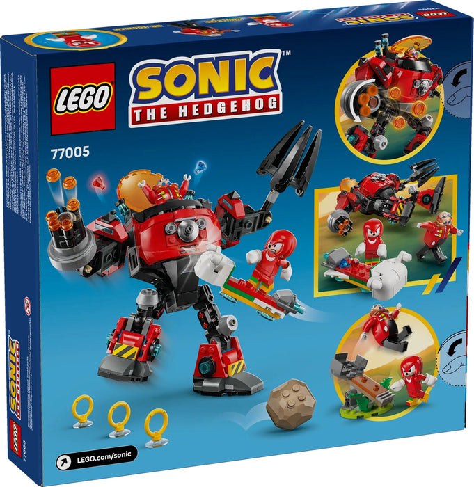 Construction set Lego 77005 Sonic Knuckles VS Dr. Eggman Egg Crusher Mech 350 Pieces