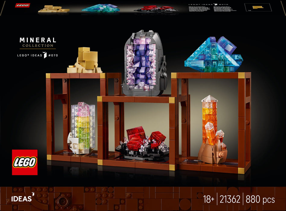Building Blocks Game Lego Mineral 21362 880  Pieces