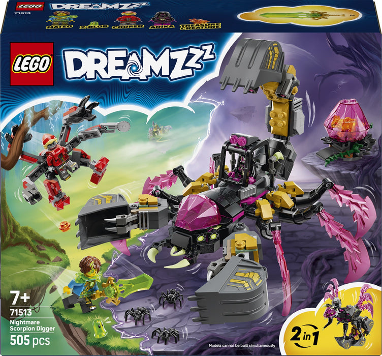 LEGO DREAMZZZ 71513 Nightmare Scorpion Digger