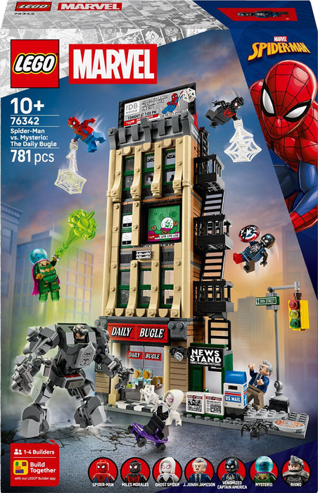 LEGO MARVEL 76342 Spider-Man vs. Mysterio: The Daily Bugle
