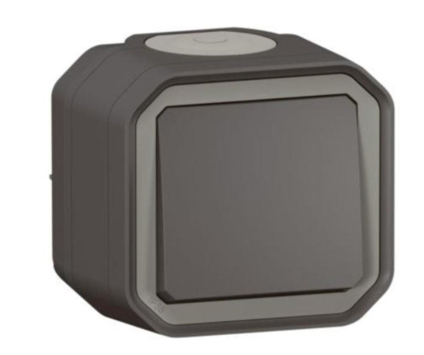 DIVIATOR SWITCH 10A IP55 ANTHRACITE PLEXO