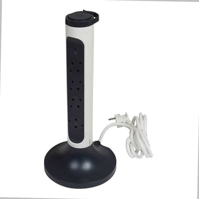 SPLITTER 2M PROTECTION LEGRAND TOWER 4 SOCKETS / 2M. 694505