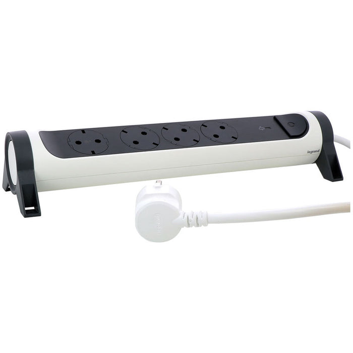 LEGRAND POWER SUPPLY 4 SOCKETS / 1.5M ROTATING 694507