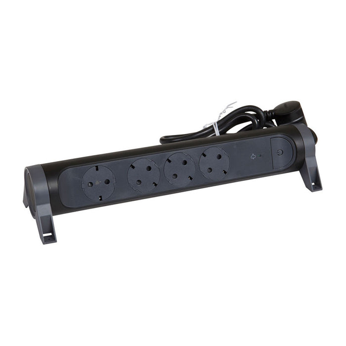 LEGRAND SPLITTER 4 SOCKETS/ 1.5M ROTATING 694511