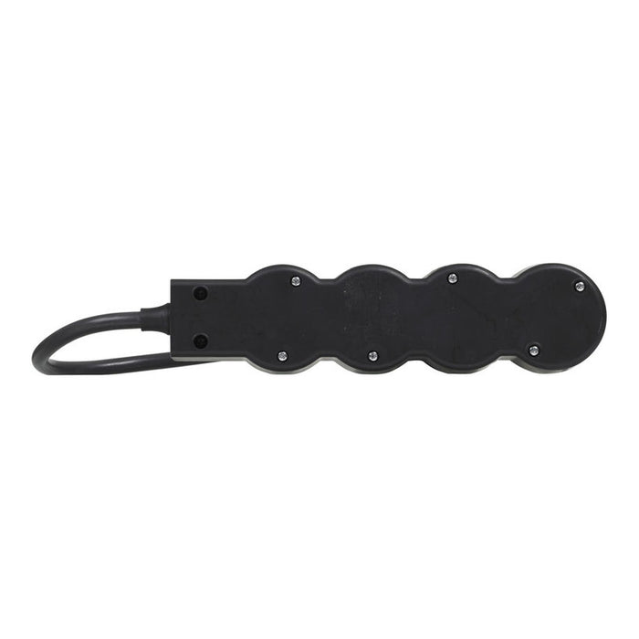 POWER SUPPLY BLACK/DARK GRAY LEGRAND 4 SOCKETS / 1.5 M. 694553