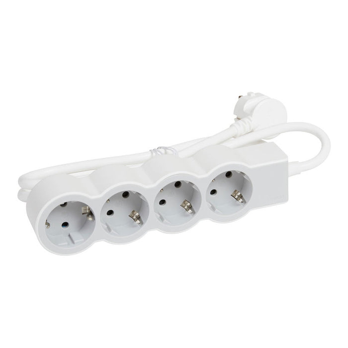 POWER SUPPLY WHITE/LIGHT GRAY LEGRAND 4 SOCKETS / 3 M. 694561