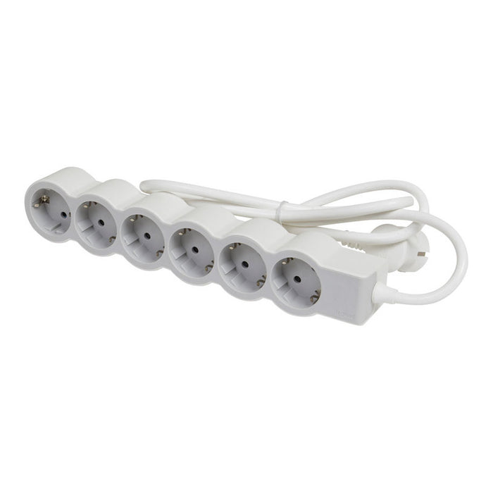 POWER SUPPLY WHITE/LIGHT GRAY LEGRAND 6 SOCKETS / 3 M. 133040