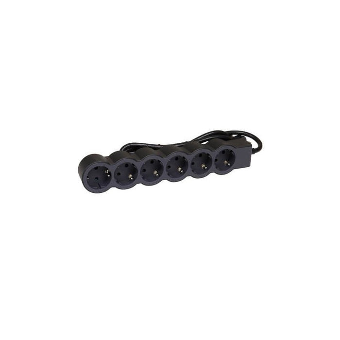 POWER SUPPLY 6x SHUKO WITH CABLE 1.5m LEGRAND - BLACK/GRAY