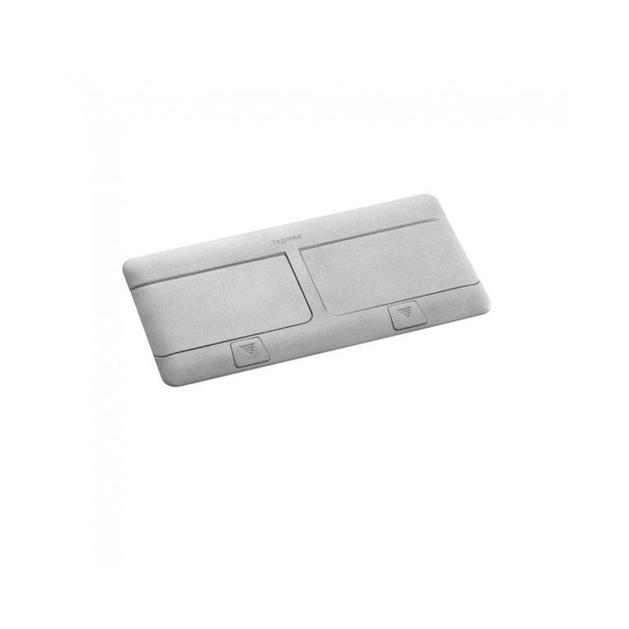 8-MODULE POP-UP BOX FOR BUILT-IN LEGRAND - ALUMINUM MAT