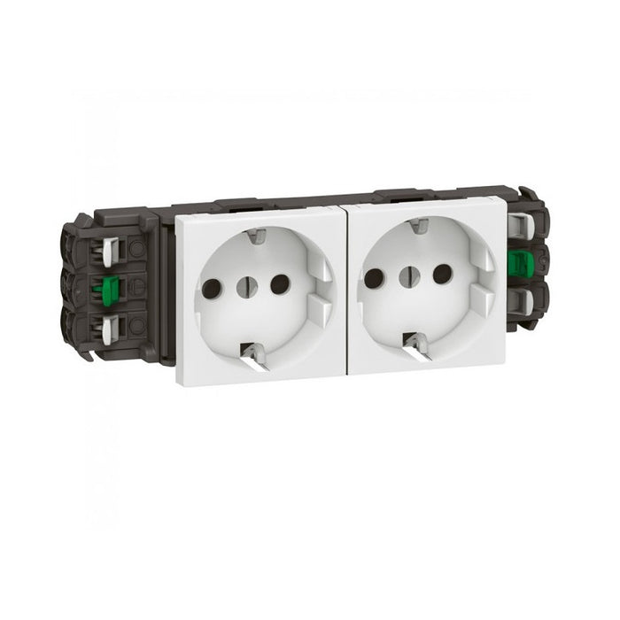 CONTACT 2x2P+E SHUKO WHITE 4M LGR 77402 MOSAIC LEGRAND