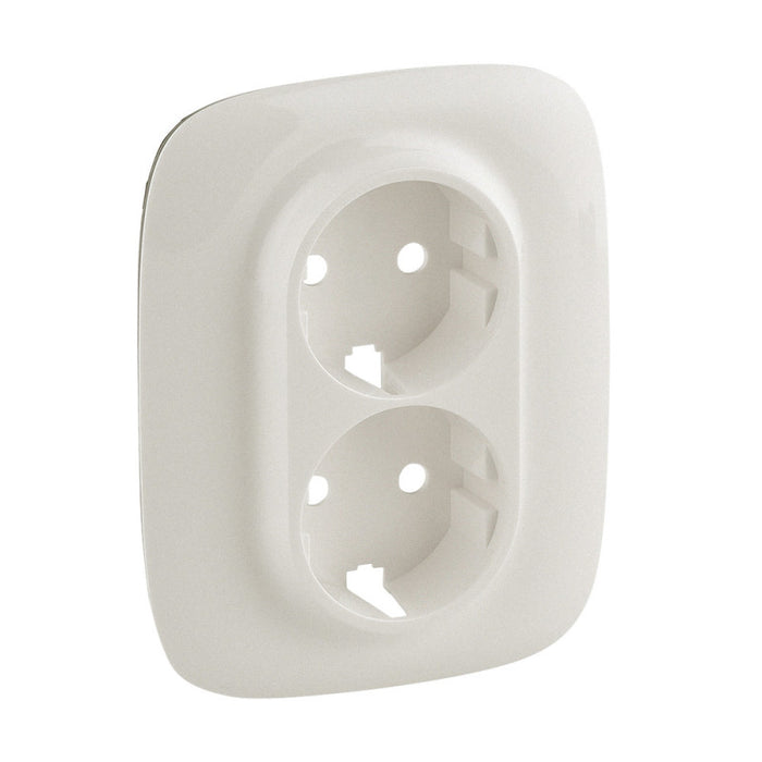 FACE PANEL FOR DOUBLE CONTACT CHOCO VALENA ALLURE LEGRAND - PEARL