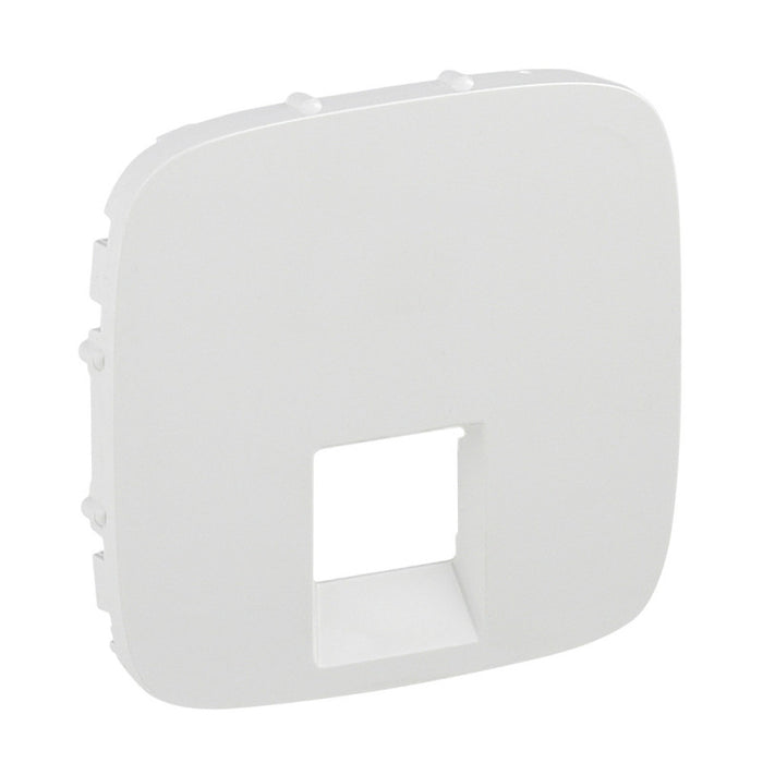 FACE PANEL FOR RJ45/11 SINGLE OUTLET SOCKET VALENA ALLURE LEGRAND - WHITE