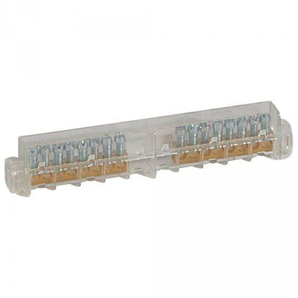 TERMINAL BLOCK NERO+EARTH 8 HOLES LEGRAND