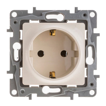 CONTACT SINGLE MECHANISM CREAM LEGRAND NILOE