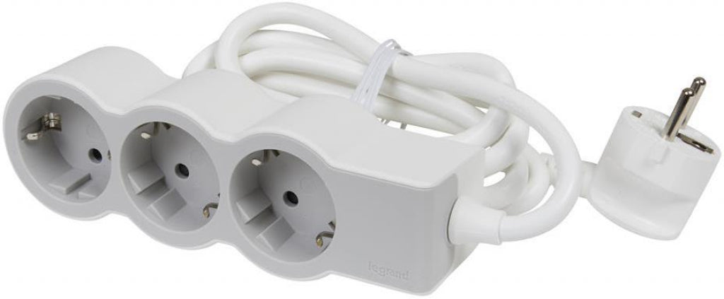 Splitter Legrand 694567 3x2P+E with cable 5m Standart white
