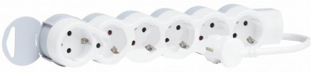 Legrand 695016 6x2P+E power strip with 1.5m cable