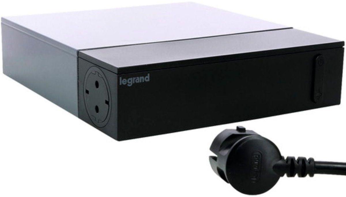 SPLITTER FOR TV AREA 4x2P+E and 4x2P LEGRAND - BLACK