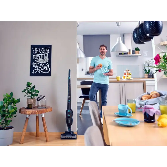 Leifheit Rotaro PowerVac 2in1 20V Bagless Black Blue - Vacuum cleanersAGD-ODK<<<Home Appliance - ProductsAGD<<<ActionPL