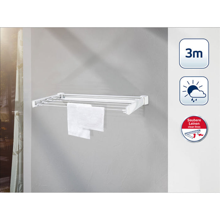 SPACIOUS CLOTHES DRYER 3M TELEGANT LEIFHEIT 30 PROTECT