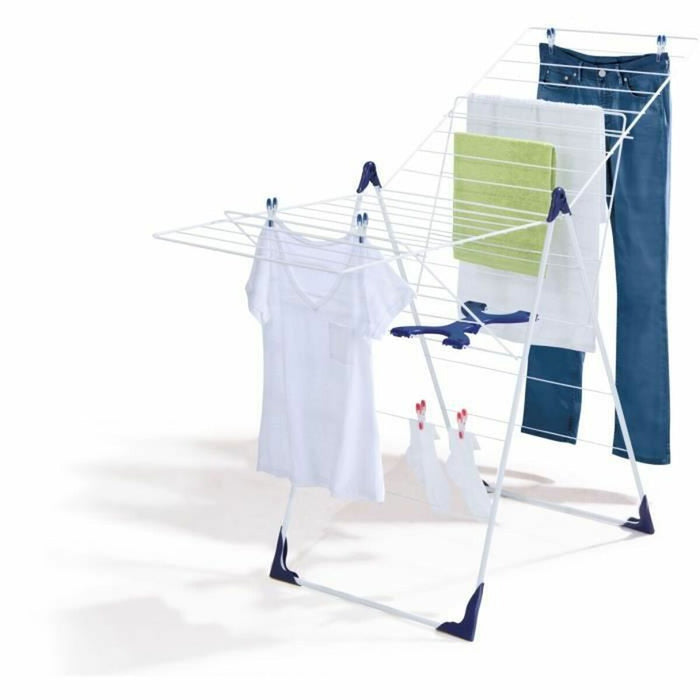 Clothes Line Leifheit 81408 CLASSIC 200 Flex Steel polypropylene Plastic Blue White 20 m