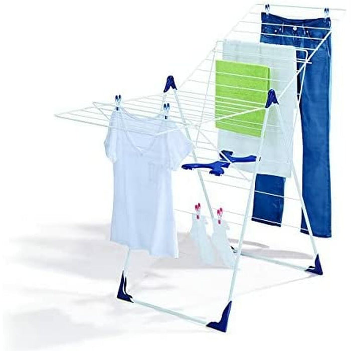 Clothes Line Leifheit 81408 CLASSIC 200 Flex Steel polypropylene Plastic Blue White 20 m