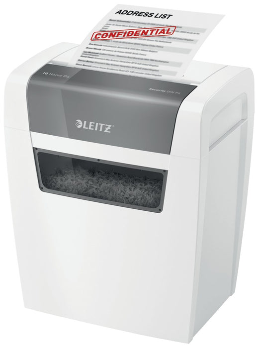 Leitz IQ Home Shredder, P4, 6 sheets, 15 l garbage can