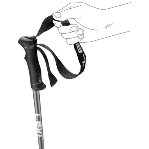 LEKI POLES QNTM black/red 125 - Poles for Nordic Walking and trekkingSIA-KNT<<<Sport accessoriesSIA<<<ActionPL
