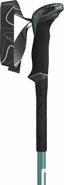 LEKI MAKALU LITE trekking poles, 100–135 cm, green/white