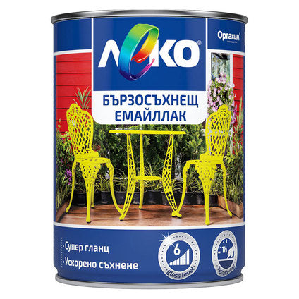 LEKO SUPER GLOSS ENAMEL - Алкидни и водоразтворими<<<Бои за метал и дърво<<<Бои и лакове<<<Praktiker&&&Алкидни