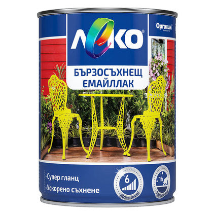 LEKO SUPER GLOSS ENAMEL - Алкидни и водоразтворими<<<Бои за метал и дърво<<<Бои и лакове<<<Praktiker&&&Алкидни