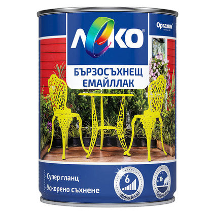 LEKO SUPER GLOSS ENAMEL - Алкидни и водоразтворими<<<Бои за метал и дърво<<<Бои и лакове<<<Praktiker&&&Алкидни