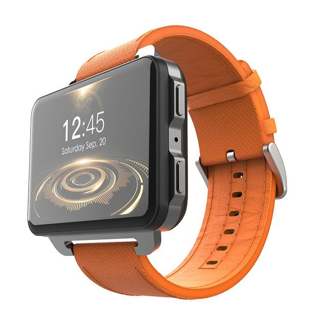 LEMFO LEM4 PRO Smart watch MTK6580 SIM card Android 5.1 1GB + 16GB 1200mAh battery Wifi 3G video call - orange - Smart